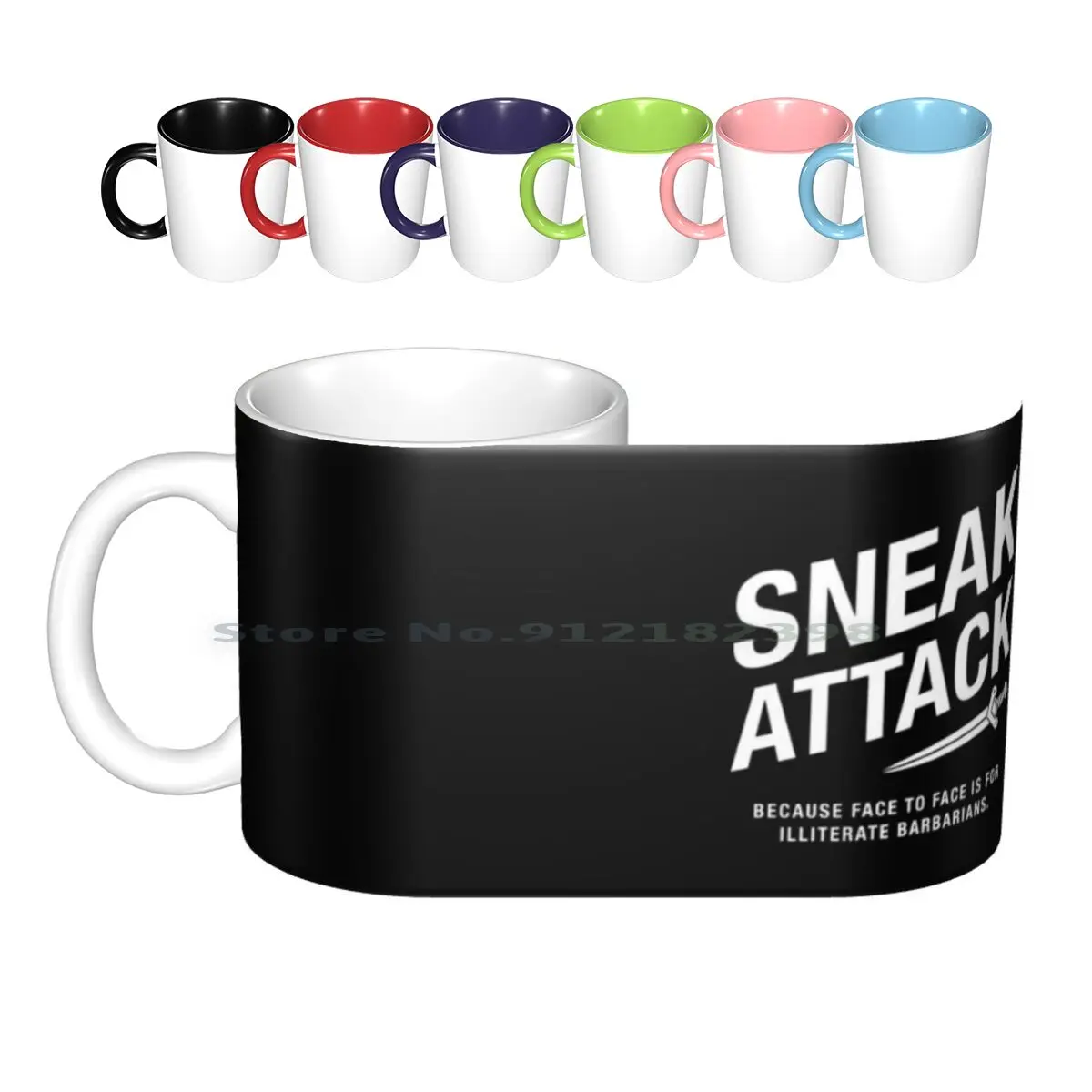 

Игровые керамические кружки Rogue Sneak Attack для варваров, кофейные чашки, кружка для молока, чая, и Dnd D и D Dnd D Things Pathfinder