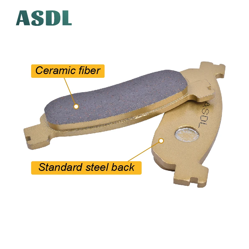 Передние и задние тормозные колодки для мотоцикла Yamaha RZ 50 T 105 V 110 AT 115 TW 125 200 225 YP 250 XT