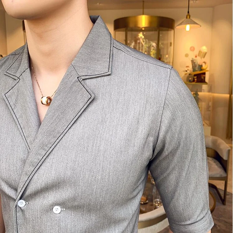 (Куртки + брюки) 2019 новый стиль мужские весенние деловые костюмы из чистого