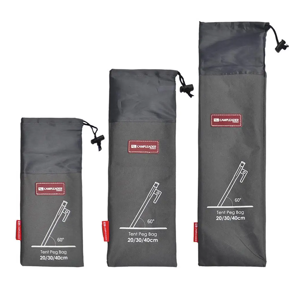 

Tent Nails Storage Bag Outdoor Camping Ground Pegs Floor Nails, Hammers, Tent Ropes Storage Bag Backpack