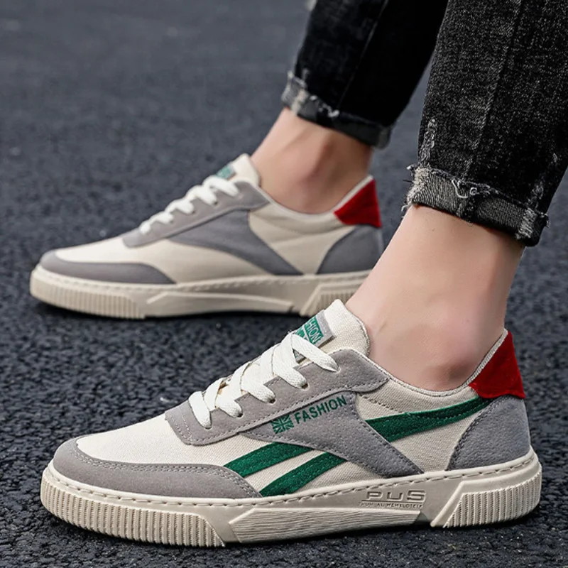 

2021 Hot Sale Men's Cloth Shoes Korean Version Fashion Breathable Sports Casual Student Canvas Shoes Ins Board Shoe Men's Shoes