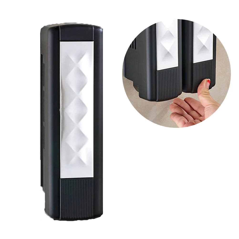 Диспенсер для жидкого мыла ванной комнаты в отеле пластиковый дозатор настенный