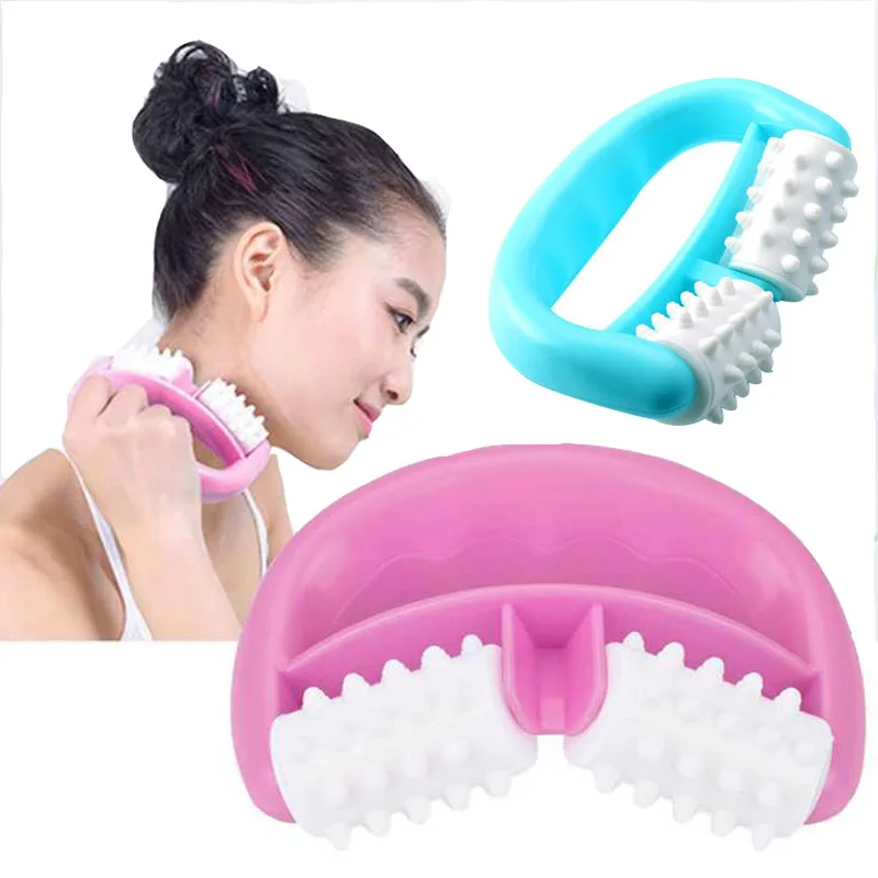 Роликовый массажер для шеи задняя Фитнес антицеллюлитный средства ухода за