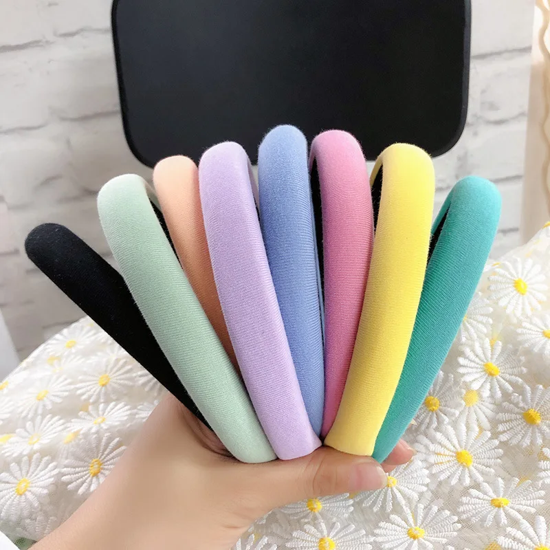 Ободок для волос Новый ободок Женский однотонный с повязкой на голову |