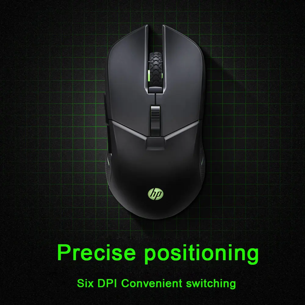 Hp G260 RGB светодиодный светильник Проводная игровая мышь профессиональная эргономичная Макросъемка 5500 dpi Мышь для ПК компьютера ноутбука Бесшумная мышь