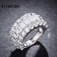 aiyanishi sona half eternity rings anniversary rings engagement wedding band rings for women party rings gift jewelry %d0%b6%d0%b5%d0%bd%d1%81%d0%ba%d0%b8%d0%b5 %d0%ba%d0%be
