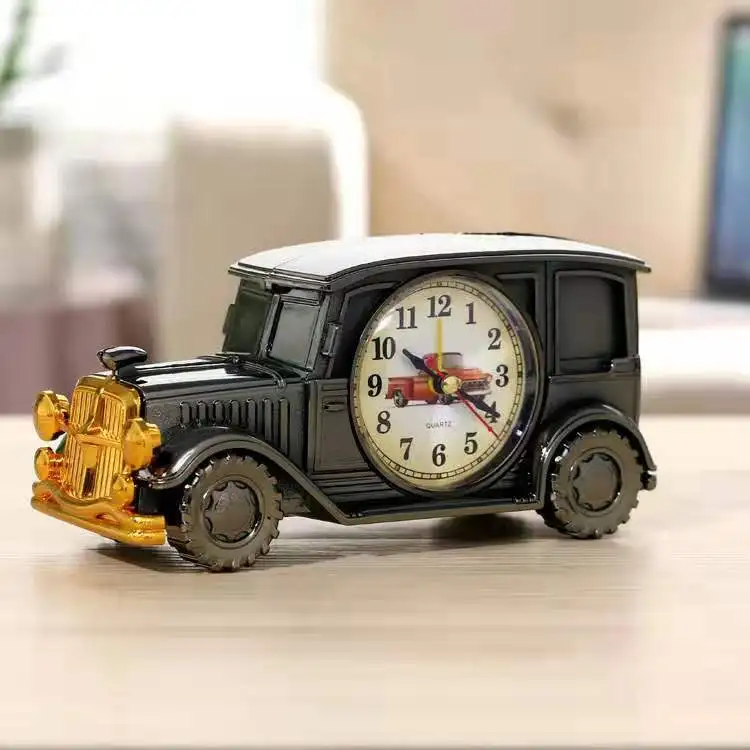 Fashion Car Alarm Clock Student Men Women Children's Gifts Retro Boy Girl Birthday Gift Decoration E11104 | Дом и сад