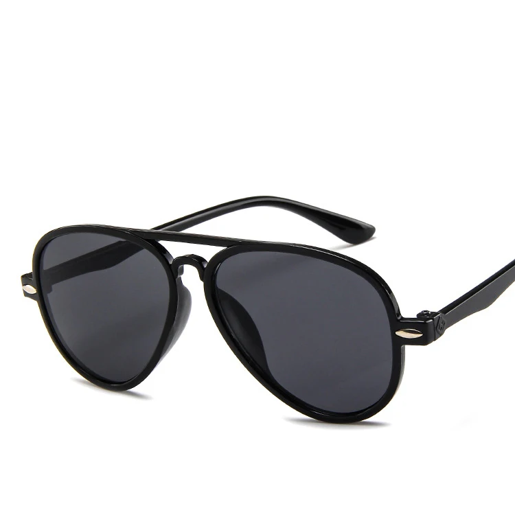 Модные солнцезащитные очки для мальчиков детские в авиационном стиле брендовые