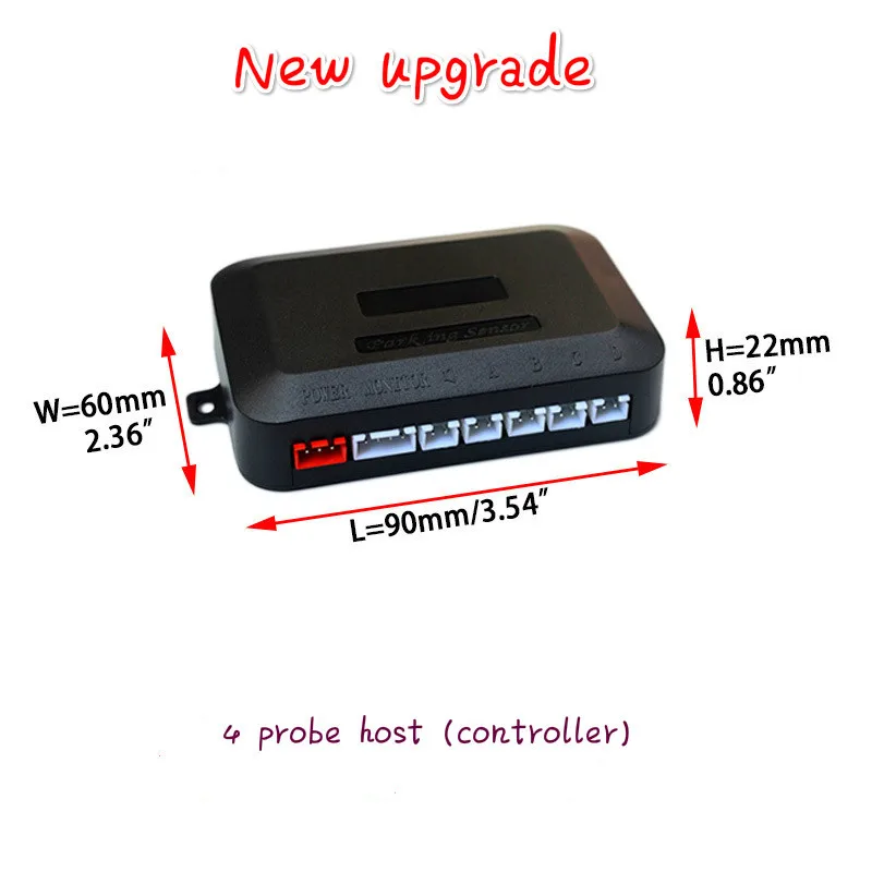 

With 4/6/8 Sensors Voice Buzzer Lcd LCD Car Radar Parking Radar Monitor Detector System Led Display Car Parking Sensor Kit