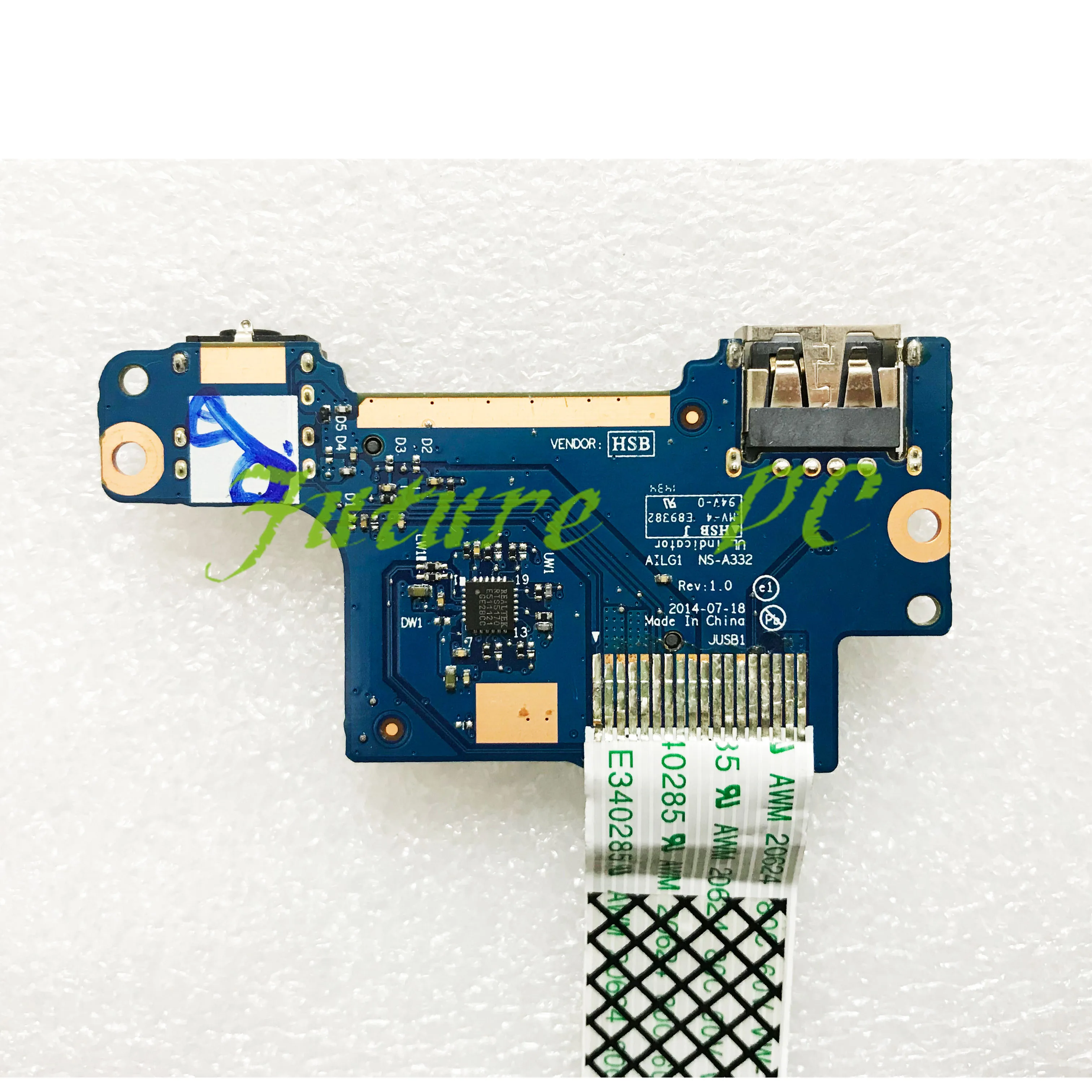 USB-плата для lenovo Z410 аудио-плата AILG1 USB-кабель передачи данных 5 10 | Компьютеры и офис