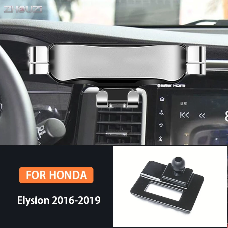 

Car Mobile Phone Holder For Honda Elysion 2016 2017 2018 2019 Air Vent GPS Stand Gravity Navigation Bracket Car Accessories