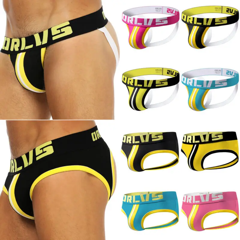 Мужские трусы Jock дышащее нижнее белье Трусы стринги с открытой спиной| |