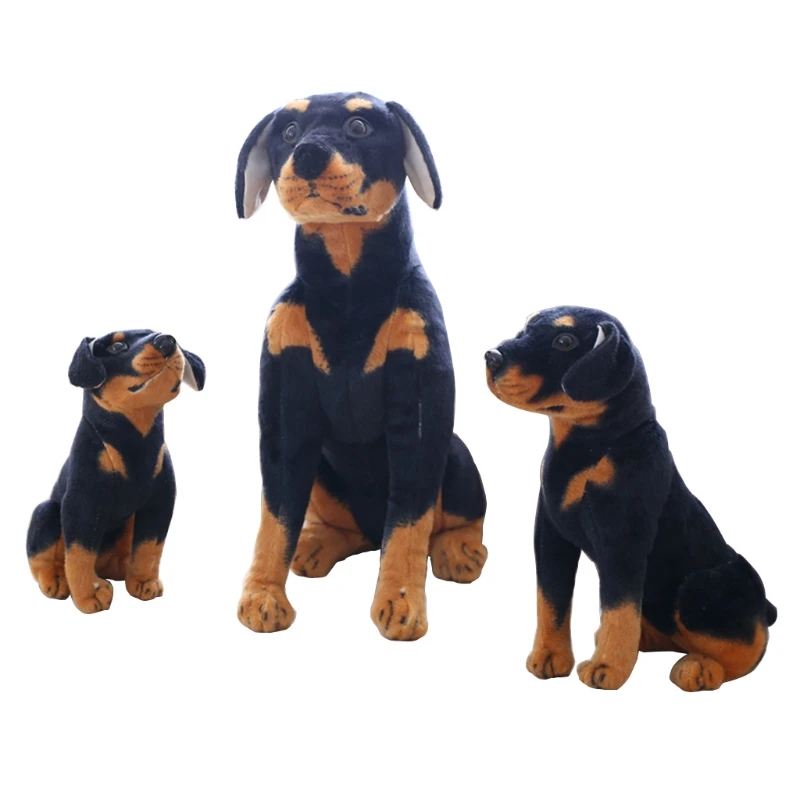 

9/12/14/18in Simulation Dog Stuffed Animal Pillow Doll Soft Comfort Sleeping Doll Early Educational Toy Home Decoration 87HD