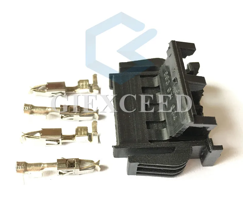 2 комплекта 4 Pin 893971634 гнездо авто разъем с клеммами для VW 893 971 634 | Автомобили и