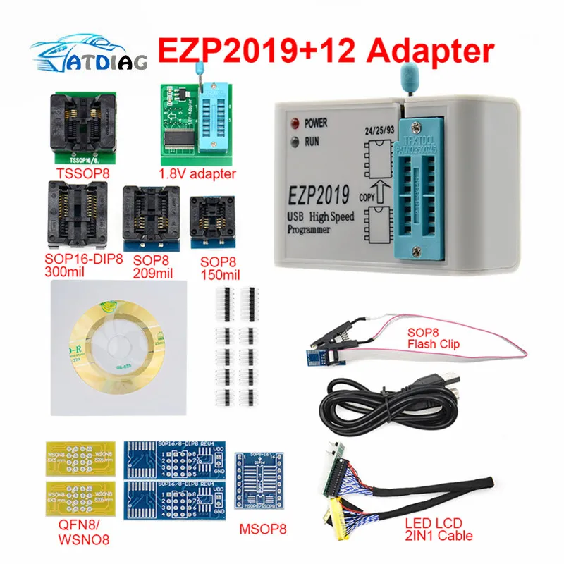 Высокая скорость EZP2019 USB SPI программист лучше, чем EZP2010 2011 поддержка 24 93 EEPROM Флэш-биос