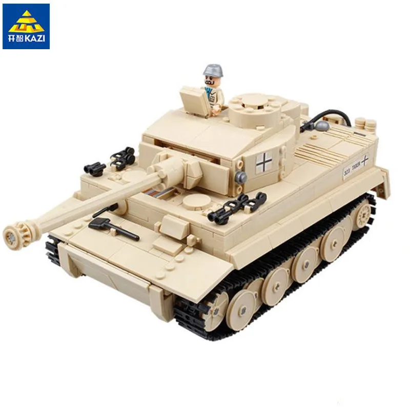 KAZI большой Танк Panzer IV 1193 шт. строительные блоки военный конструктор набор