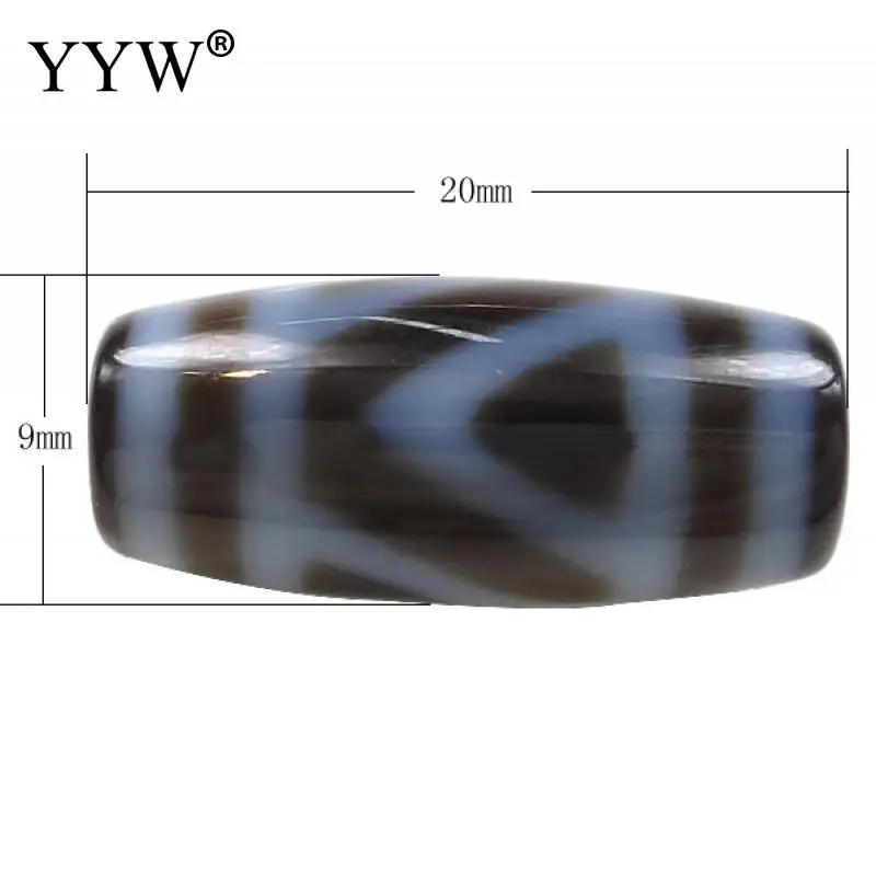 

2020 High Quality Natural Tibetan Dzi Beads 20x9x3mm Mountain Tibetan Bead For Women Men Charm Jewelry Mountain