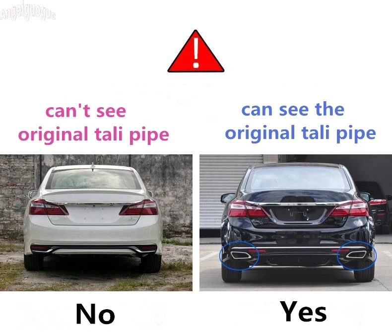 Накладка на глушитель выхлопной трубы для Honda Accord 9th 9.5th 10th 2014-2020 накладка заднюю