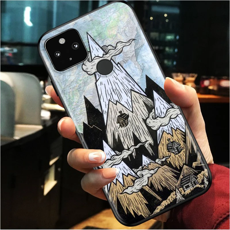 

Van Gogh Star flower Shockproof Cover for Google Pixel 5 5A 4 4A XL 5G Black Phone Case Shell Soft Fundas Coque Capa