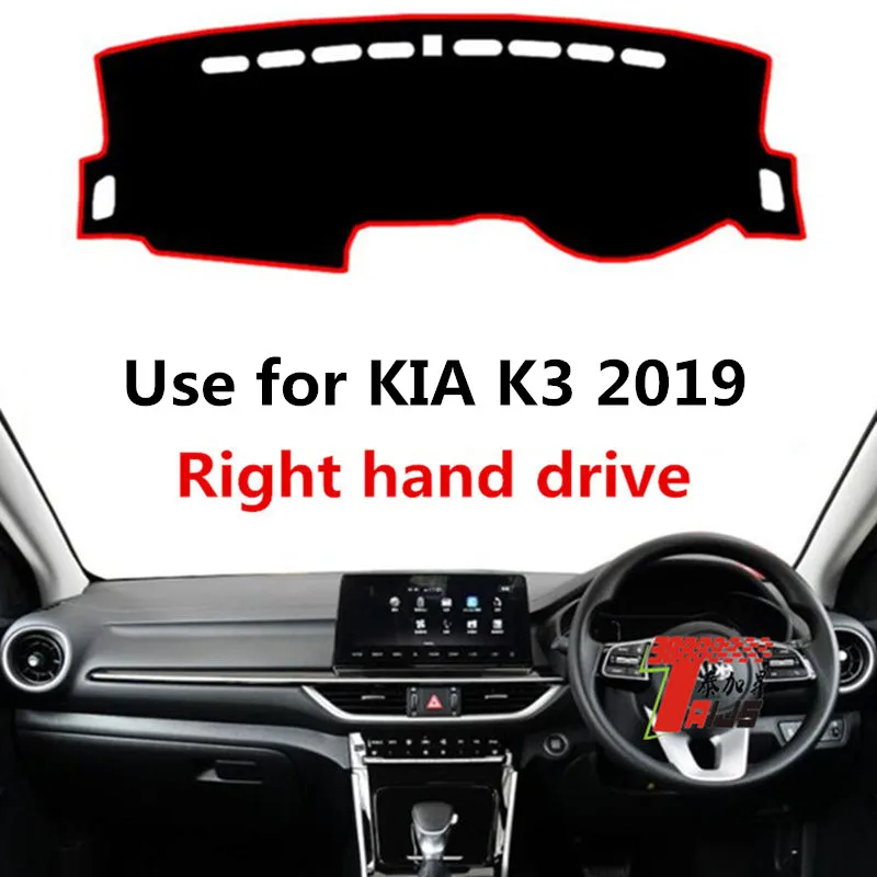 

TAIJS Factory Classic Good Quality Polyester Fibre Car Dashboard Cover For KIA K3 2019 Right hand drive