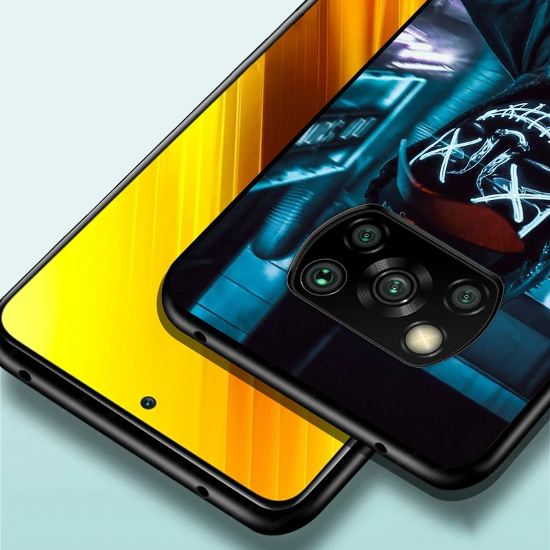 

Art Cool Street Boys For Xiaomi Poco X3 NFC M3 M2 X2 F3 F2 Pro C3 F1 Mi Play Mix 3 A2 A1 6X 5X Black Phone Case