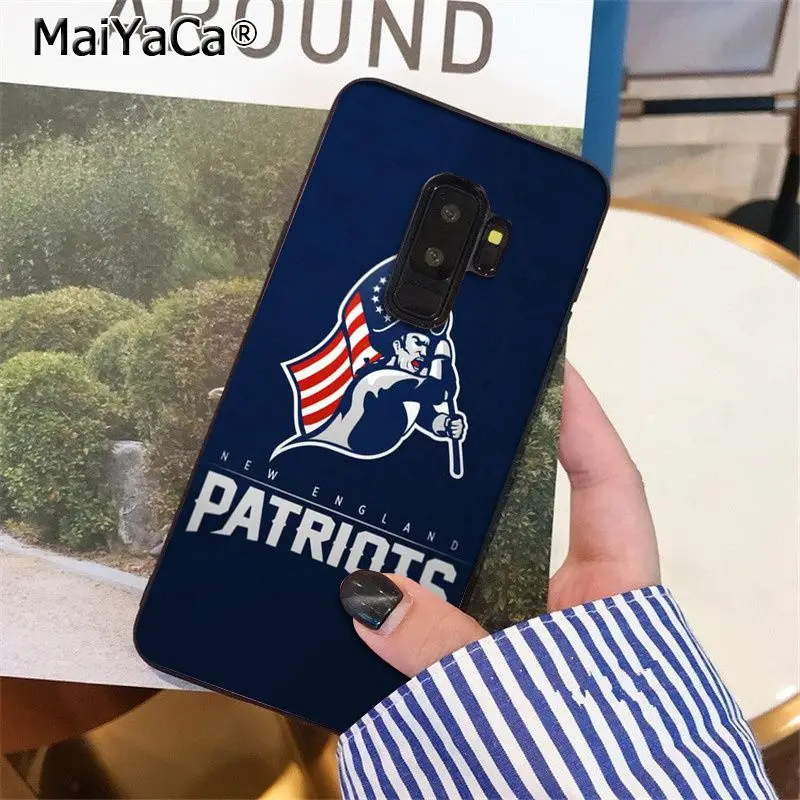 MaiYaCa New England Patriots покупателей высокое качество чехол для телефона для samsung S9 S9 плюс S5 S6 S6edge S6plus S7 S7edge S8 S8plus