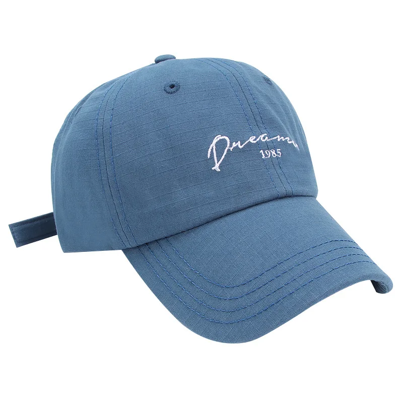Бейсболка с вышивкой алфавита для женщин корейская модная повседневная