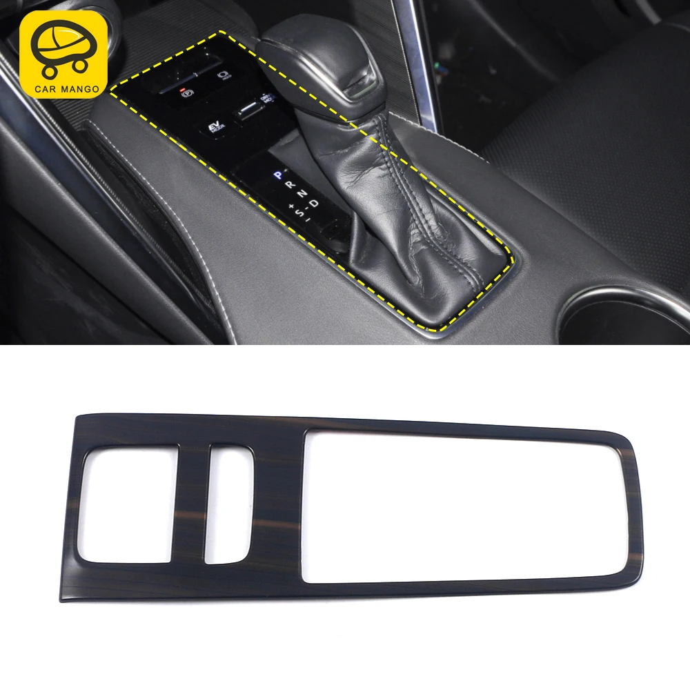 

For Toyota Harrier Venza XU80 2021 2022 Auto Car Accessories Gear Shifter Panel Trim Frame Cover Sticker Interior Decoration