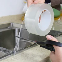 kitchen sink waterproof mildew nano magic tape transparent tape bathroom toilet crevice strip self adhesive pool water seal