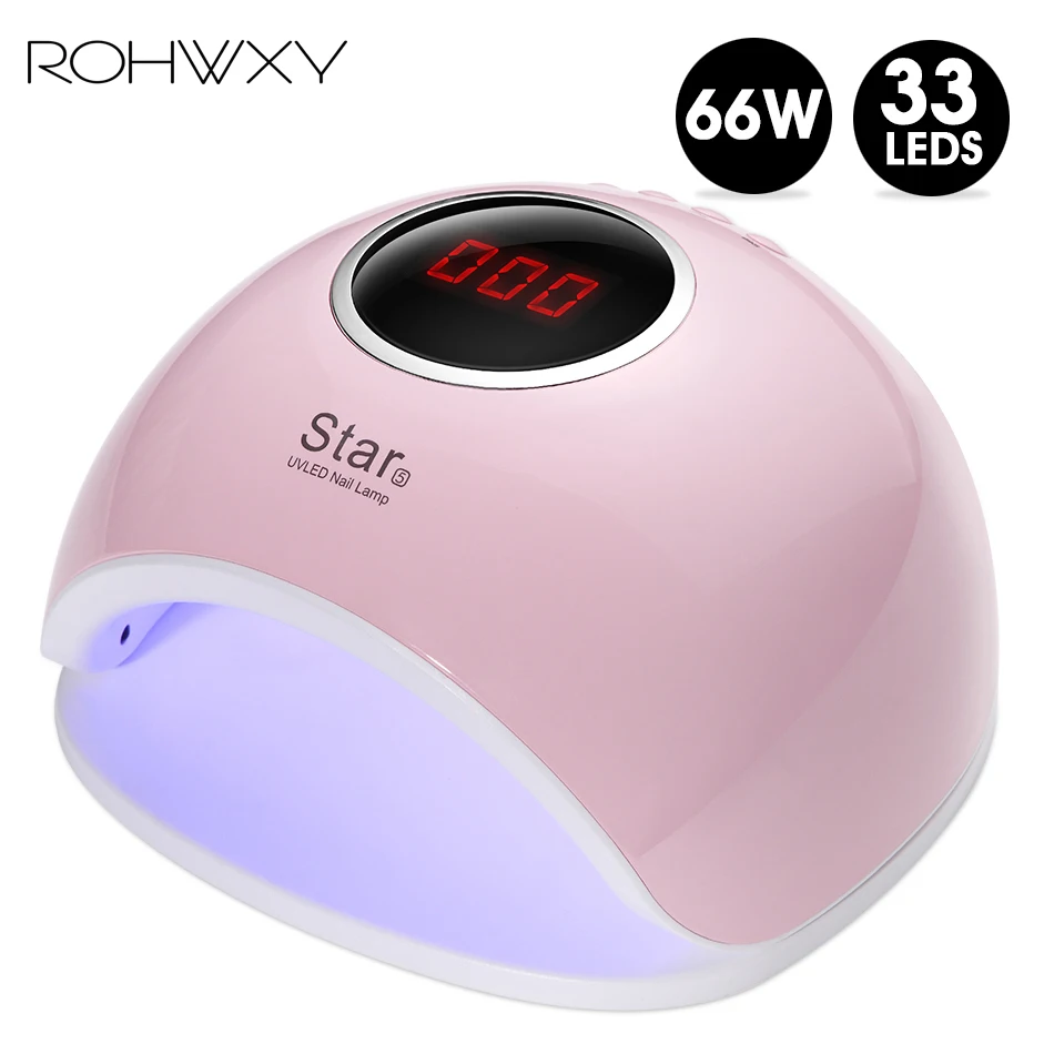 Лампа УФ/LED для сушки ногтей с датчиком движения 66 Вт|Сушилки ногтей| |