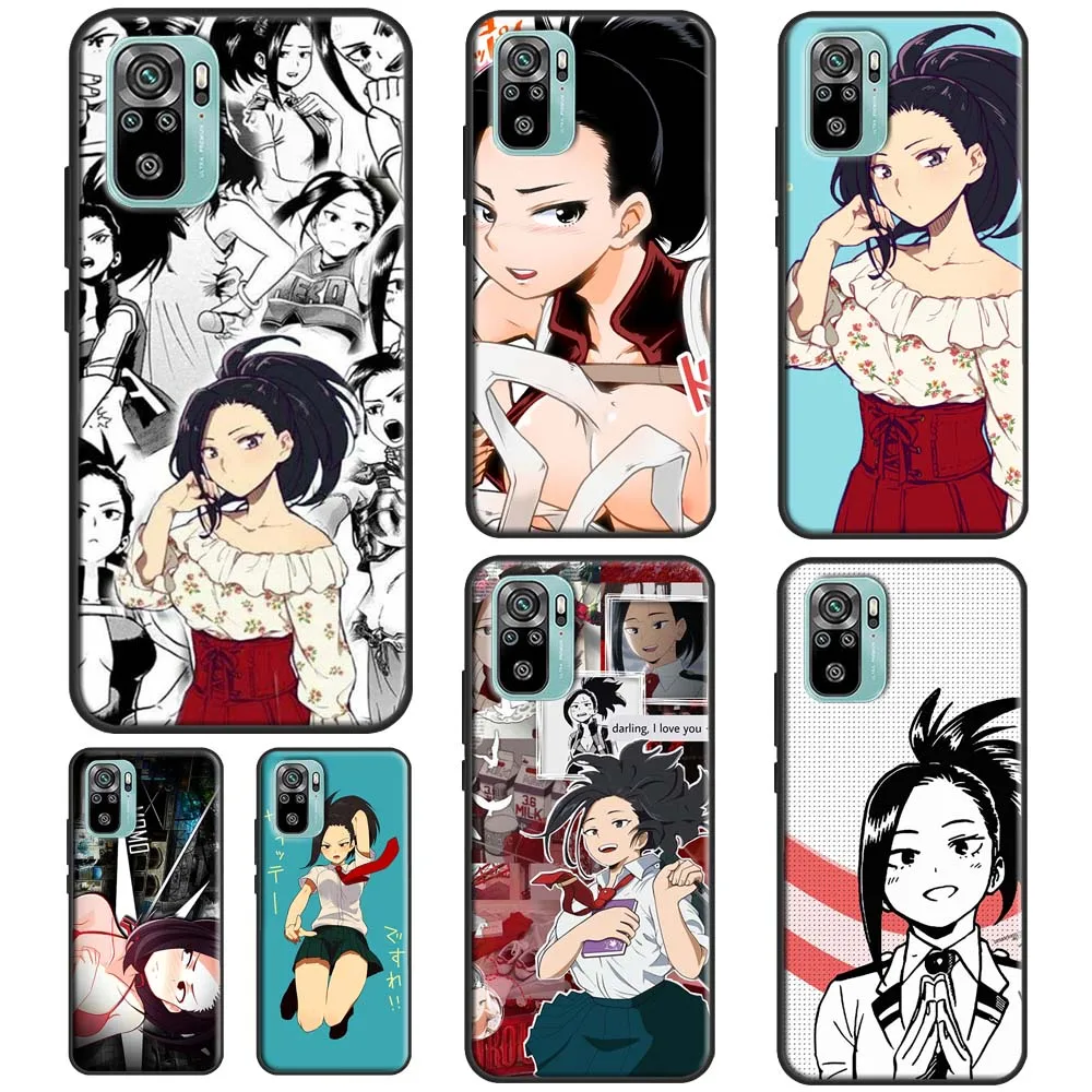 Чехол для телефона momo yaoyorozu Boku no Hero академический для Xiaomi Redmi 9T 9A 9C 7A 8A, чехол для Redmi Note 9 Pro 10 8 8T 9S 10S