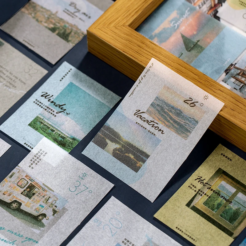 

40pcs/pack Vintage Wishing Bottle INS Style Sticker Package DIY Diary Bullet Journal Decoration Sticker Album Scrapbooking