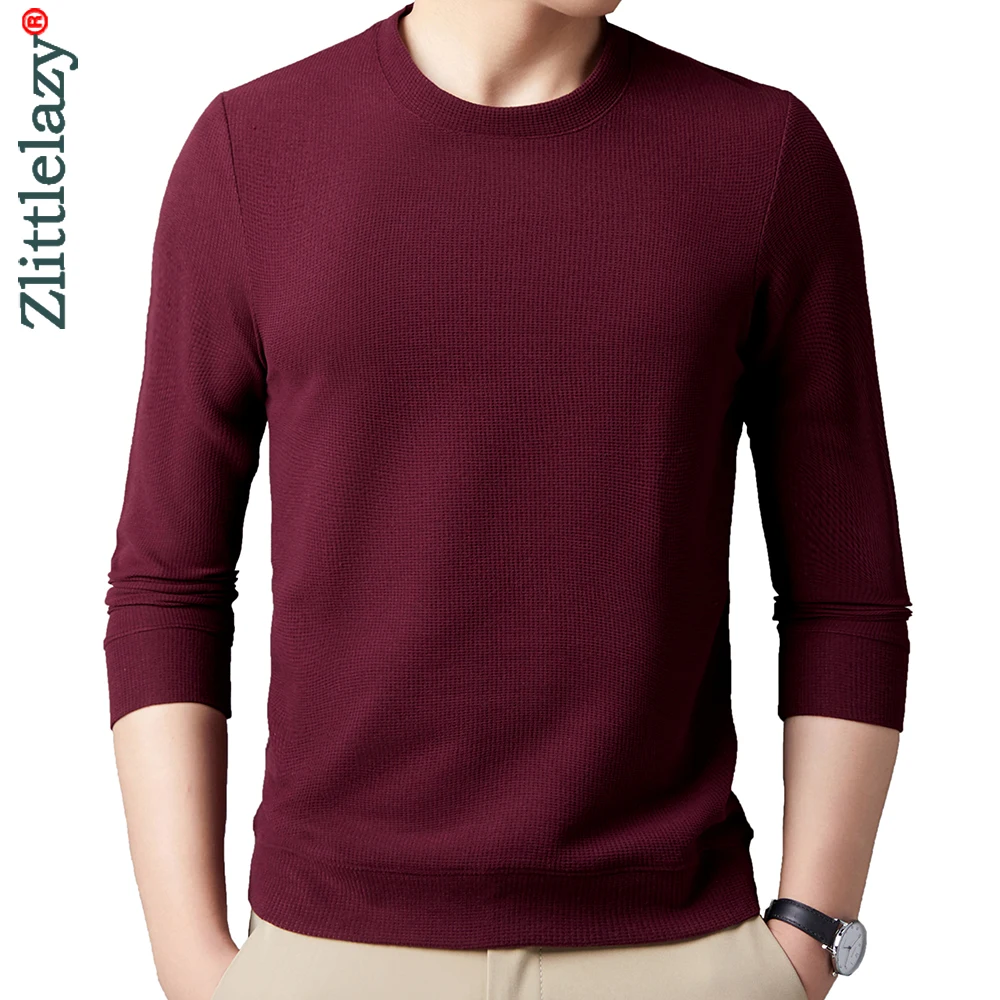 

2022 New Casual Knitted Thick Plaid Jacquard Sweater Men Pullover Clothing Clothes Knit Winter Warm Mens Sweaters Pullovers 9169