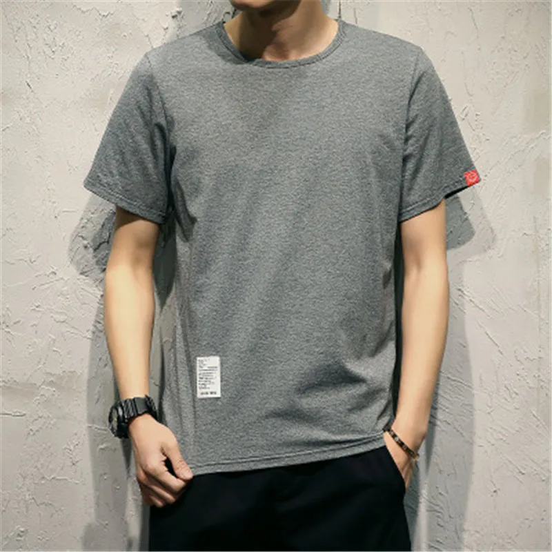 

10399-Short-sleeved t-shirt men's summer cotton loose T-shirt men's wild half-sleeved men