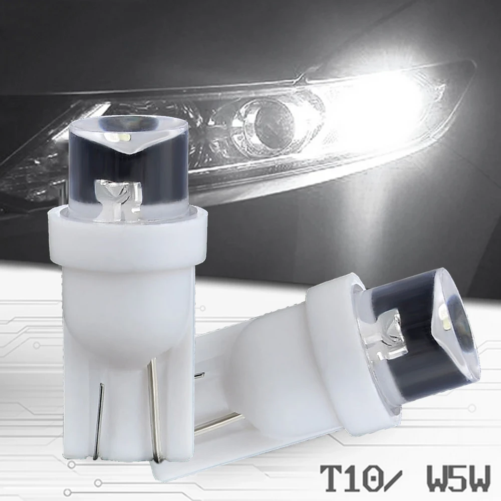 

1 шт. ярко-белые светодиодсветодиодный лампы T10 W5W 194 168 клиновидный боковой фонарь задний фонарь боковой маркер универсальный для указателей...