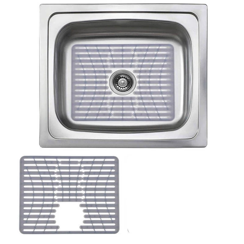 Силиконовый коврик для раковины сливной кухонной многофункциональный