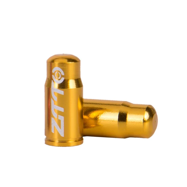 Ztto MTB Дорожный Велосипед Presta колпачки клапана для F/V камера шины Пылезащитная крышка велосипедные запчасти Аксессуары для велосипеда - Цвет: 2pcs GOLD