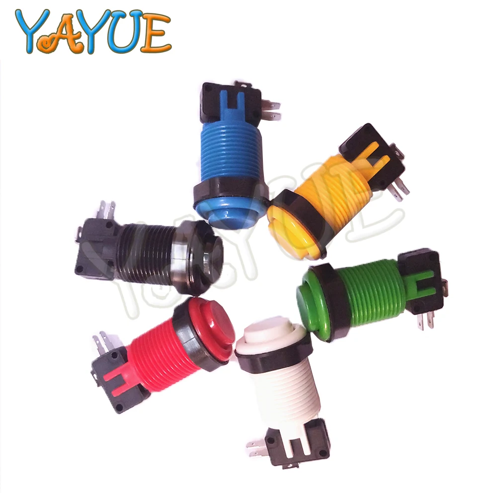 6 шт./лот американский стиль сделай сам тип аркадный кнопочный переключатель для