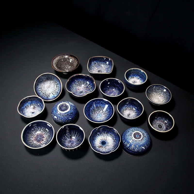Большая керамическая чашка Цзиндэчжэнь Tianmu Glaze Jianye Kungfu Teacup teactick новая продукция |