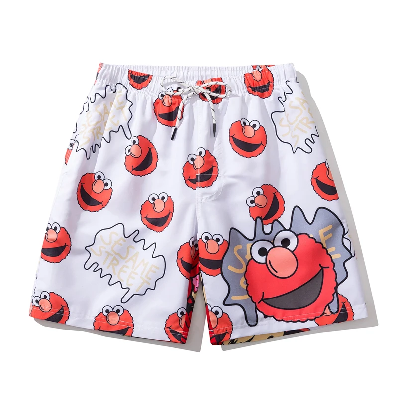 

Cartoons Comics Shark Print Running Bermuda Shorts Pattern Beach Shorts Men Beach Wear Sports Shorts Men Board Shorts Mens