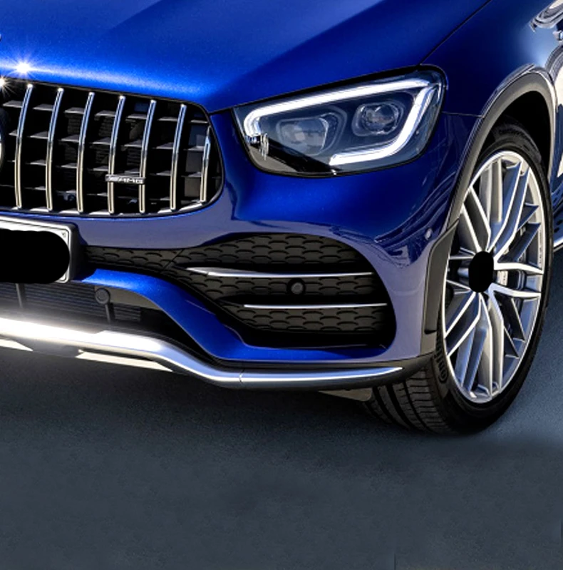 2020 glc260 coupe модифицированный передний бампер противотуманные фары для Mercedes Benz glc300