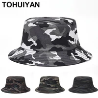 2021 camouflage bucket hat for men casual cotton fisherman cap outdoor tactical military hunting hat women gorro fishing hats