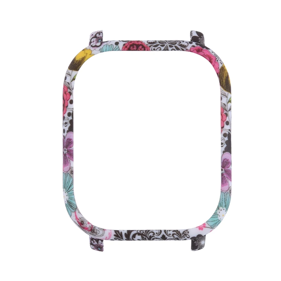 Flower Для Amazfit GTS Чехол Жесткий ПК Защитный чехол Рамка протектор бампер для Xiaomi Huami Amazfit GTS Смарт часы группа аксессуары - Цвет: Flower