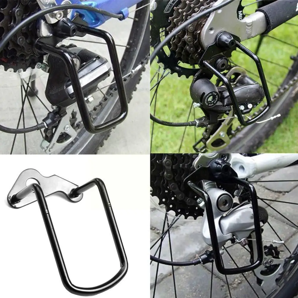 

1Pcs Adjustable Steel Black Bicycle Mountain Bike Rear Stay Outdoors Protector Gear Cycling Derailleur Guard Accessories Ch B5T2