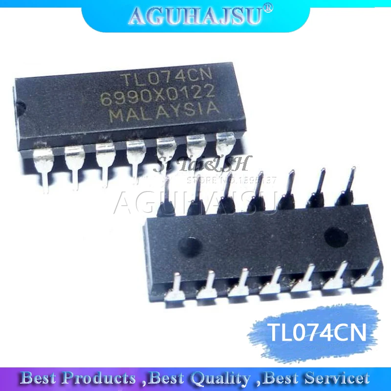 10 шт TL074CN DIP14 TL074 DIP 074CN новый и оригинальный IC | Электронные компоненты