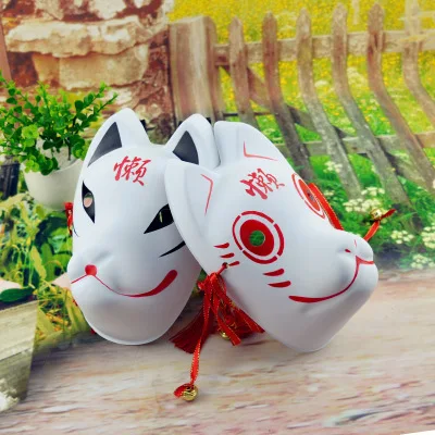 2019 China fox color painting fire forest summer eye cat mask trembling sound PVC high quality printing | Тематическая одежда и
