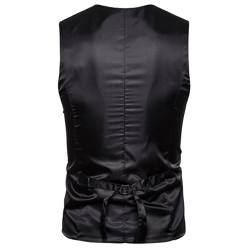 

Men's Suit Vest Autumn And Winter New Fashion European Size Men's Casual Suit Vest Cashew Nut Print Single-breasted Vest Men 064