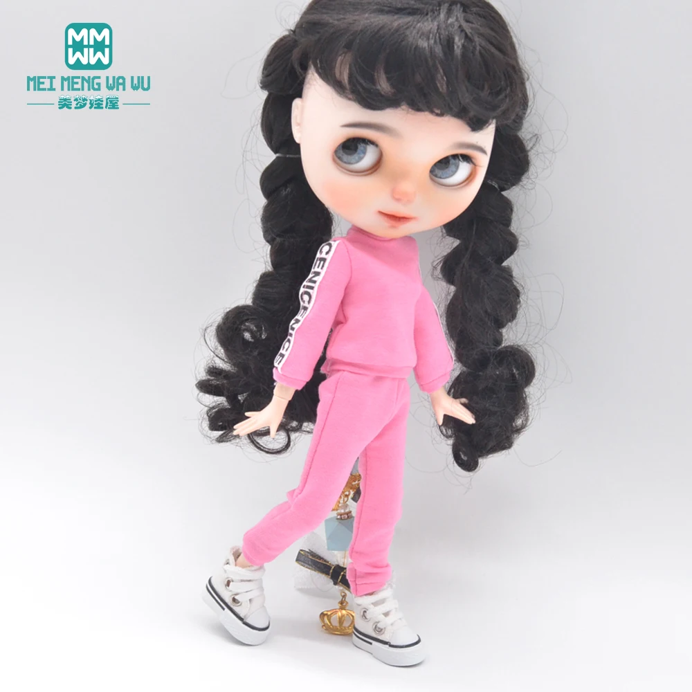 

Подходит для кукольной одежды Blyth Azone OB23 OB24, 28-30 см, аксессуары, модный спортивный костюм, многоцветный