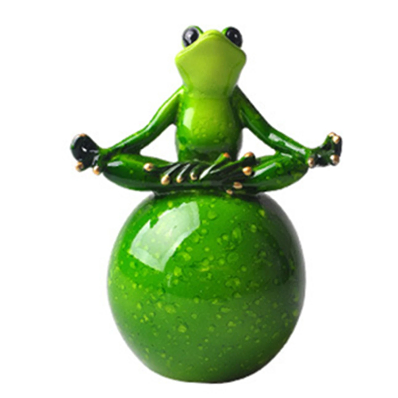 

Yoga Frog Character Decoration Character Sculptures Garden Decoration Yoga Series Ornaments Gifts Promotion