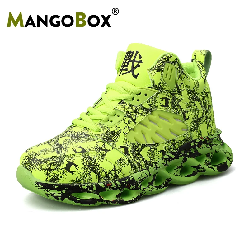 Крутая Баскетбольная обувь для мужчин легкая атлетика полый дизайн уличные